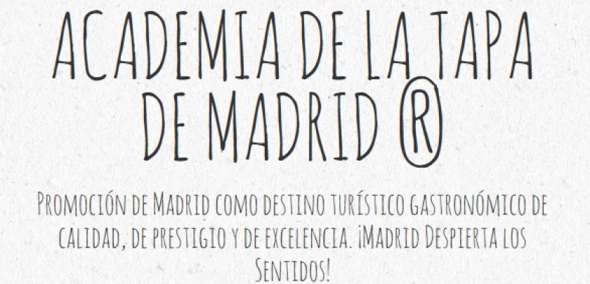 Nace la Academia de la Tapa de Madrid - Hostelería Madrid