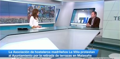 El Ayuntamiento rectifica la prohibición de terrazas en las fiestas del 2 de mayo y permite su instalación ante la protesta de LA VIÑA - Hostelería Madrid