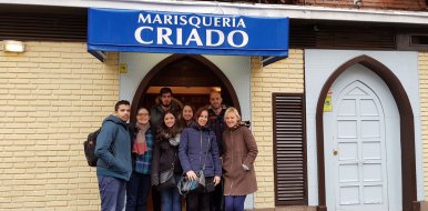 Alumnos del Máster de Seguridad Alimentaria de la UCM visitan los restaurantes Criado y Tres Mares - Hostelería Madrid