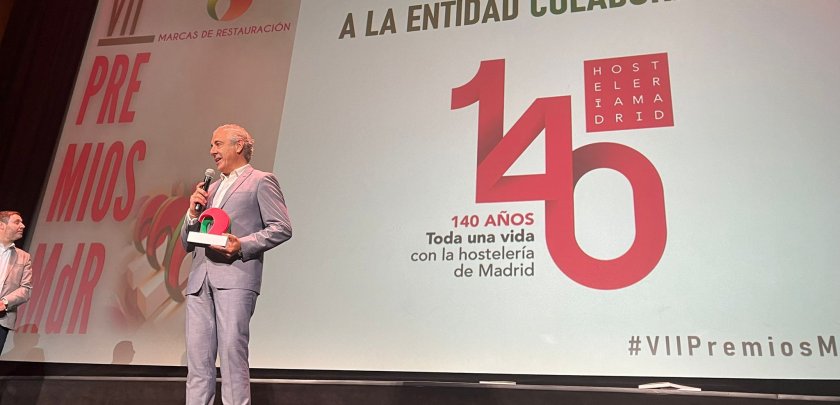 Hostelería Madrid recibe Mención de Honor a `Entidad Colaboradora´ durante los VII Edición de los premios Marcas de Restauración - Hostelería Madrid