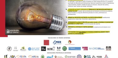 La Hostelería se apaga ante la crisis energética - Hostelería Madrid