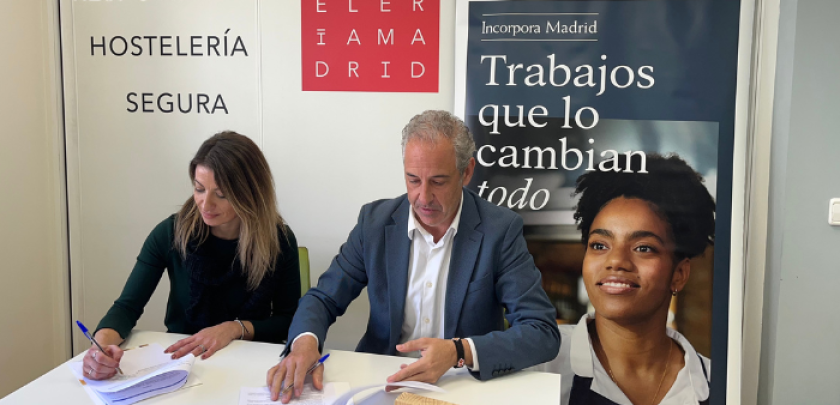 Hostelería Madrid y Fundación Tomillo firman un acuerdo para la inserción laboral de trabajadores con riesgo de exclusión - Hostelería Madrid