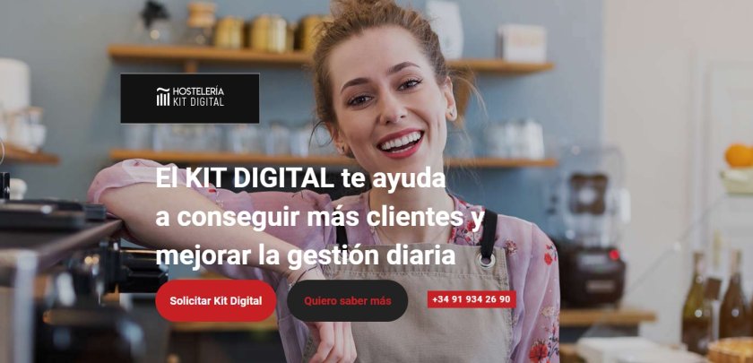 Disponible el ‘KIT Digital’ con ayudas hasta 12.000€ para hostelería - Hostelería Madrid