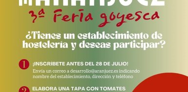 Aranjuez abre la inscripción a la III Feria Goyesca de los Tomates de Aranjuez - Hostelería Madrid