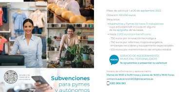 Tres Cantos abre la solicitud de subvenciones para innovación tecnológica, empleo y sostenibilidad de comercio y hostelería - Hostelería Madrid
