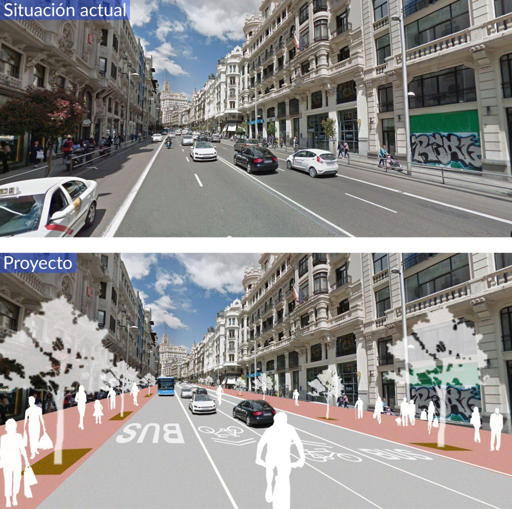 Nuevo proyecto de Carmena para la Gran Vía de Madrid - La Viña Nuevo proyecto de Carmena para la Gran Vía de Madrid - La Viña