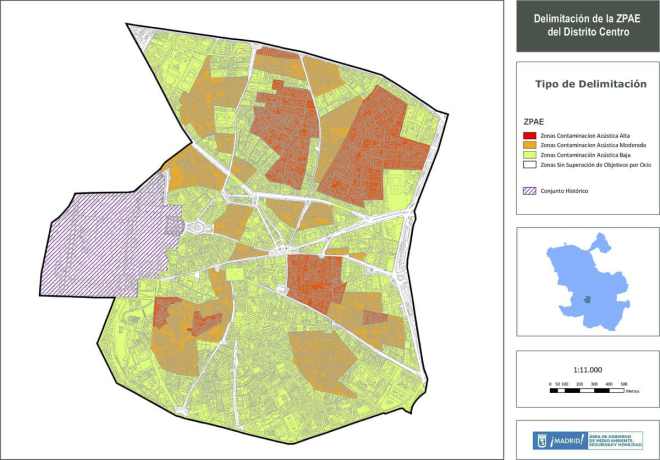 El Ayuntamiento de Madrid aprueba la modificación de la ZPAE del Distrito Centro - La Viña