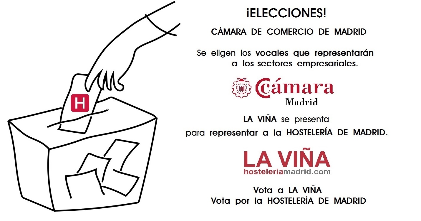 LA VIÑA se presenta a las elecciones a la CÁMARA DE COMERCIO DE MADRID - La Viña