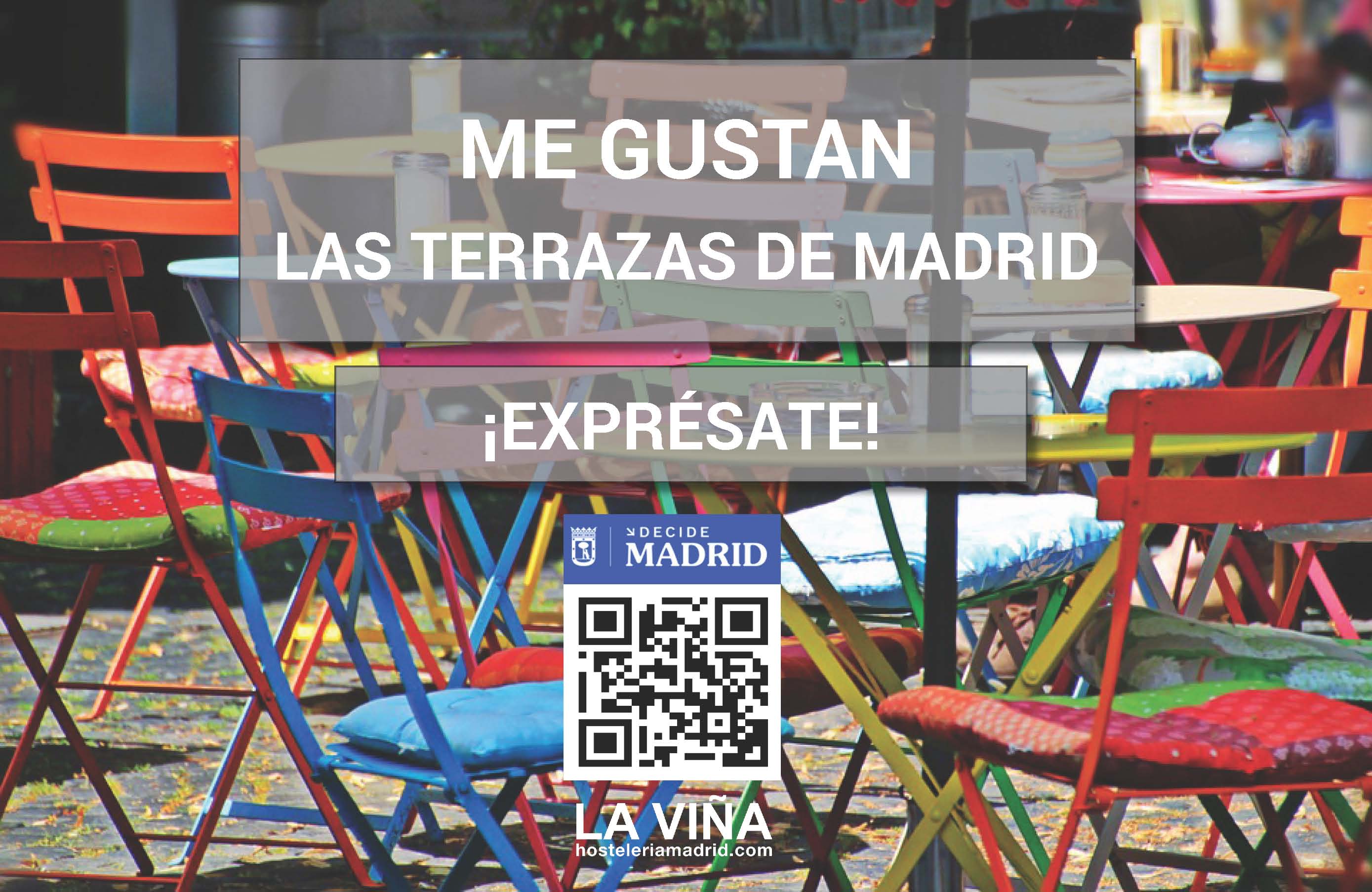 LA VIÑA inicia una campaña a favor de las terrazas en respuesta a la consulta pública del Ayto. de Madrid - La Viña