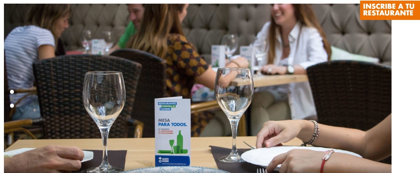 En el Día de la Solidaridad, inscríbete en ‘Restaurantes contra el Hambre’ - La Viña En el Día de la Solidaridad, inscríbete en ‘Restaurantes contra el Hambre’ - La Viña