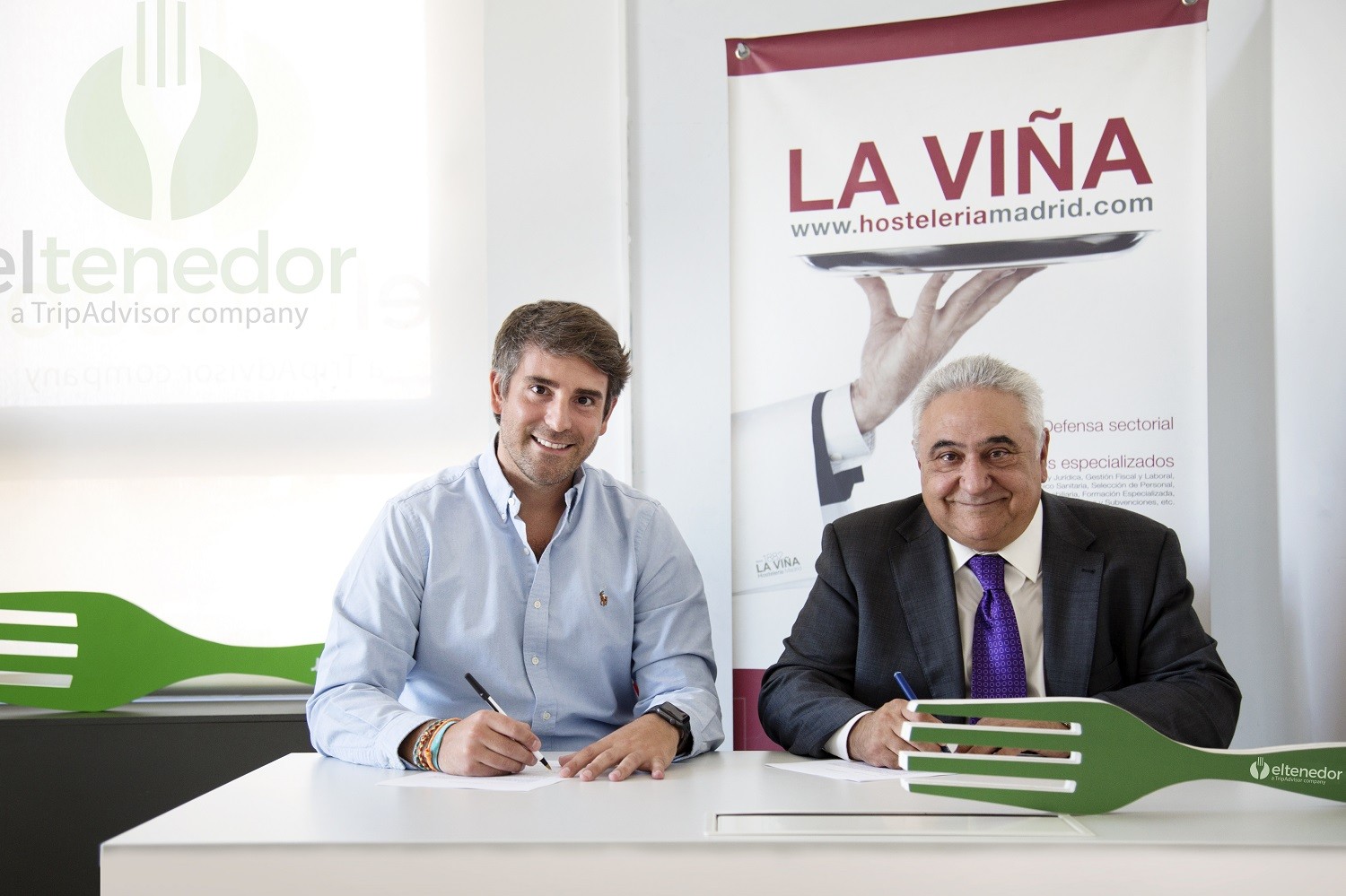 LA VIÑA y ElTenedor acuerdan impulsar la digitalización, la formación y la excelencia en hostelería - La Viña LA VIÑA y ElTenedor acuerdan impulsar la digitalización, la formación y la excelencia en hostelería - La Viña