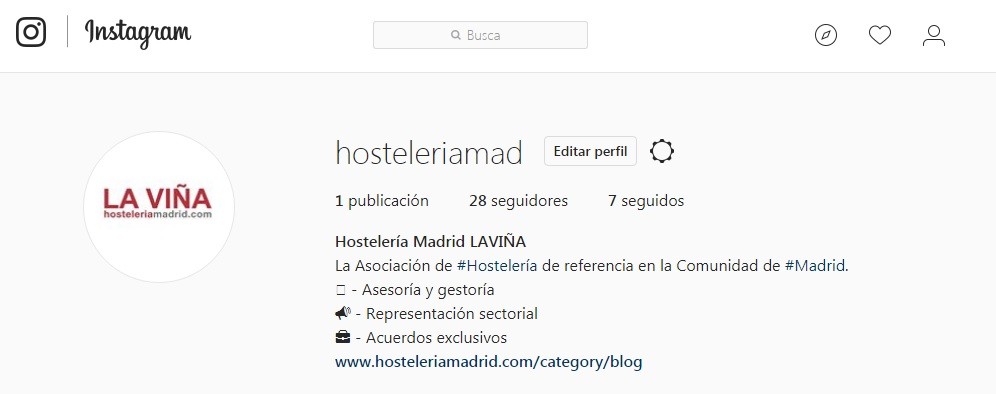 LA VIÑA abre el perfil «hosteleriamad» en Instagram para compartir los mejores tips de hostelería - La Viña LA VIÑA abre el perfil «hosteleriamad» en Instagram para compartir los mejores tips de hostelería - La Viña