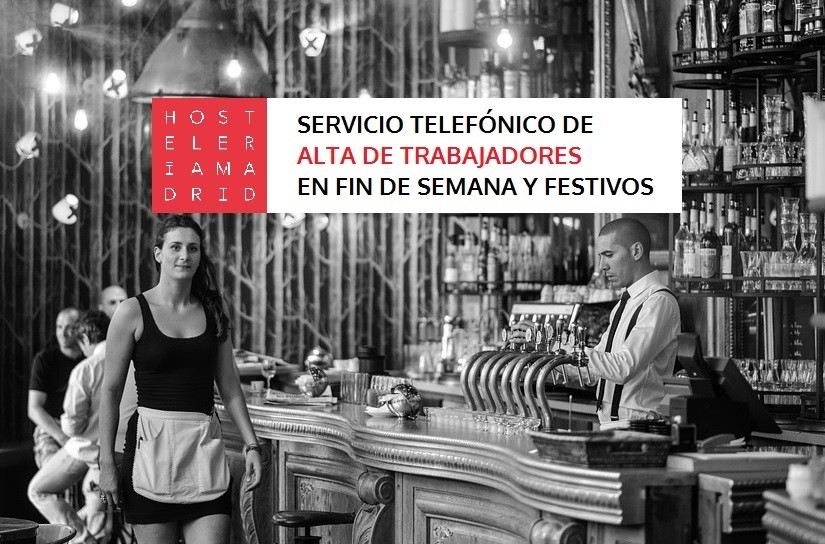 Se acercan días festivos ¡y con Hostelería Madrid puedes dar de alta a tus trabajadores todos los días! - La Viña