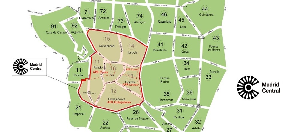 ¿Quién puede acceder a Madrid Central desde el 1 de enero? - La Viña