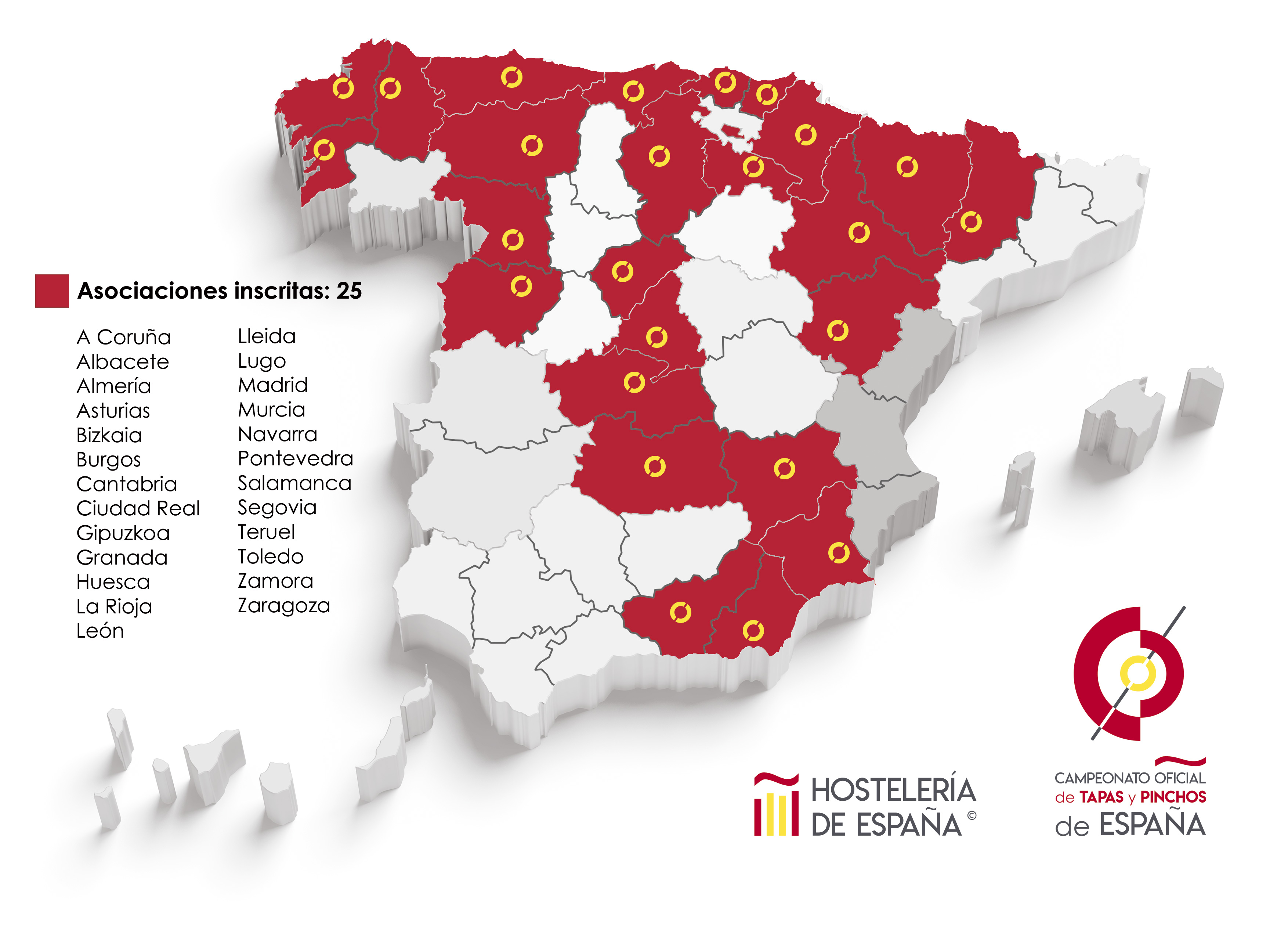 Veinticinco establecimientos de trece comunidades competirán en el I ‘Campeonato oficial de Tapas y Pinchos de España’ - La Viña