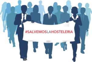 Acciones de denuncia de Hostelería Madrid en defensa de la hostelería del Centro - Hostelería Madrid
