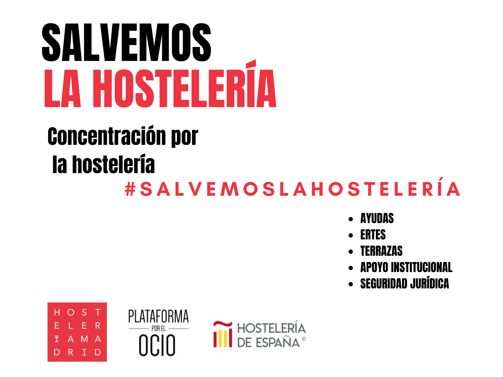 Convocada una jornada de protesta de la hostelería el próximo 9 de septiembre en Cibeles a las 11 horas - La Viña