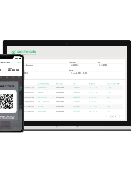 La startup gallega ScanForSafe desarrolla una app para garantizar el sistema de rastreo de la Covid-19.