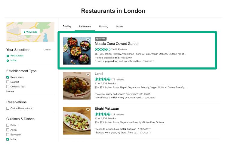 Aumente el tráfico de su perfil con Anuncios de Tripadvisor para restaurantes - La Viña Aumente el tráfico de su perfil con Anuncios de Tripadvisor para restaurantes - La Viña