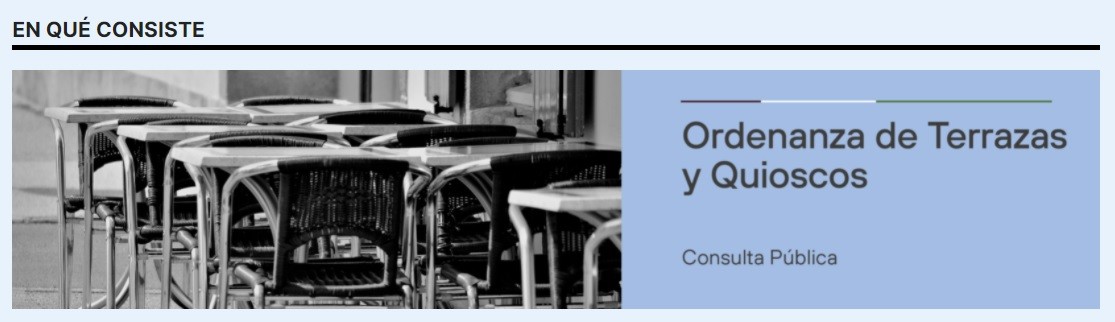 OPINA: El Ayuntamiento saca a debate público la ordenanza de terrazas de Madrid en Decide Madrid - La Viña