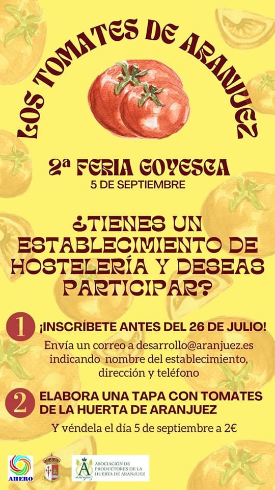 Aranjuez celebrará su II Feria Goyesca Los Tomates de Aranjuez - La Viña