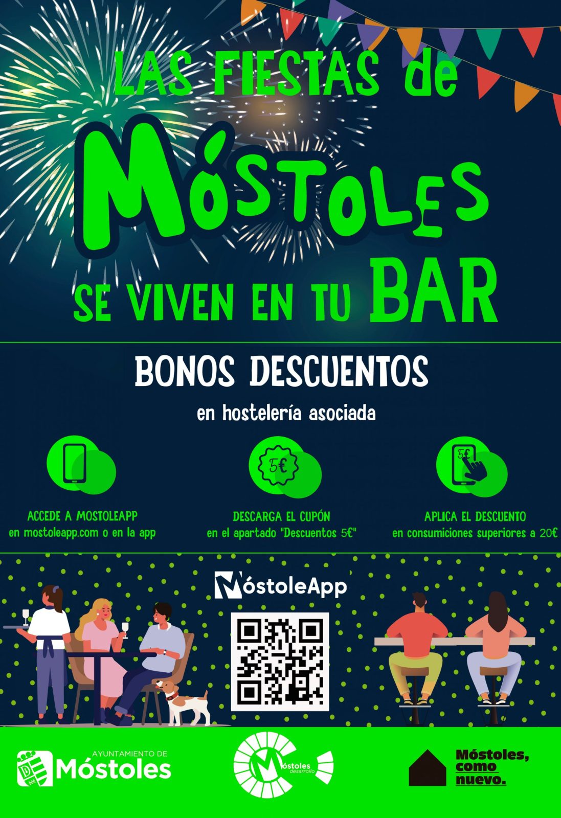 Vuelve la campaña ‘Las Fiestas de Móstoles se viven en tu bar’ - La Viña Vuelve la campaña ‘Las Fiestas de Móstoles se viven en tu bar’ - La Viña