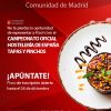 Participa en el primer campeonato oficial de Tapas y Pinchos de la Hostelería Madrid - Hostelería Madrid