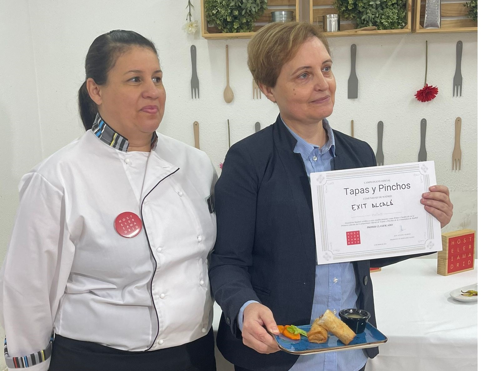 El rollito de cocido, de Exit Alcalá, gana el campeonato oficial de tapas y pinchos de Madrid - La Viña