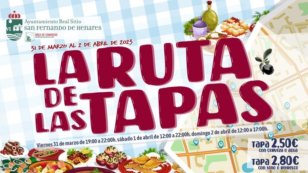 San Fernando de Henares abre el plazo de inscripción para participar en la Ruta de Tapas 2023 - La Viña