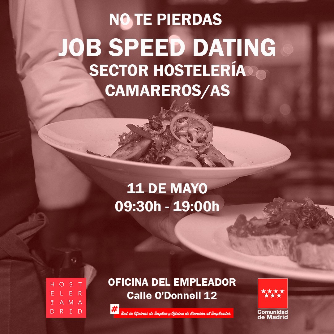 11 de mayo: todo preparado para el Job Speed Dating, la jornada del empleo de la hostelería - La Viña