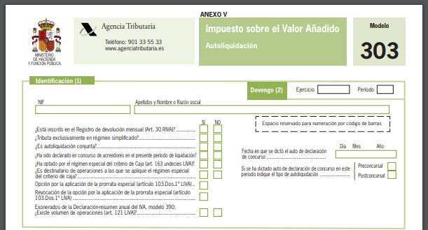 La Agencia Tributaria elimina la modalidad de presentación en papel del modelo 303 a partir de este ejercicio 2023 - La Viña