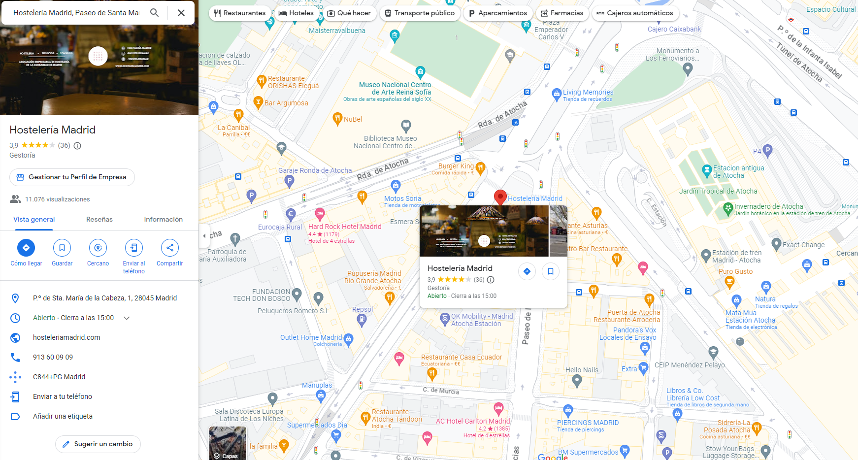 ¿Cómo poner mi negocio de hostelería en Google Maps? - La Viña