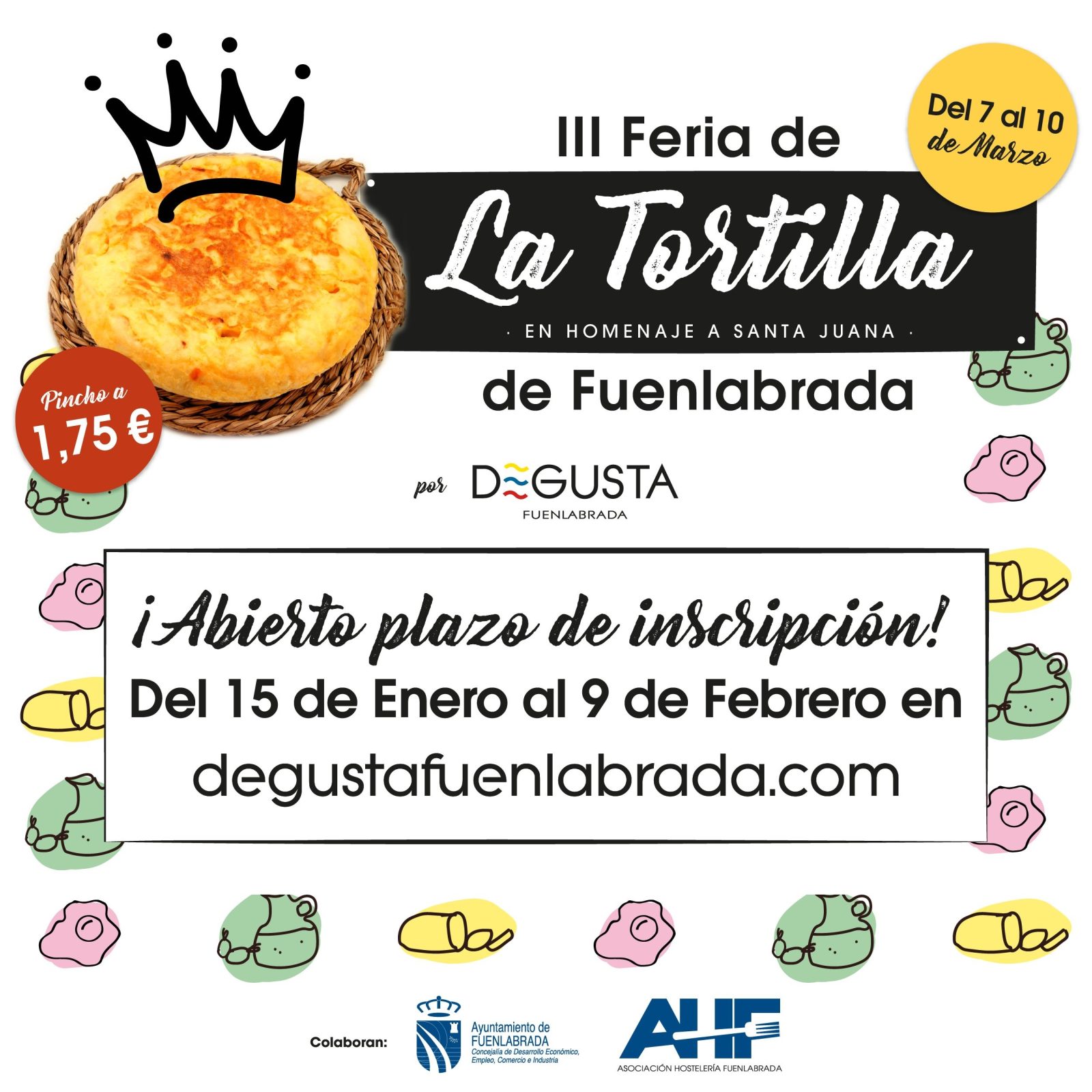 Abierta la inscripción para la III Feria de la Tortilla de Fuenlabrada - La Viña