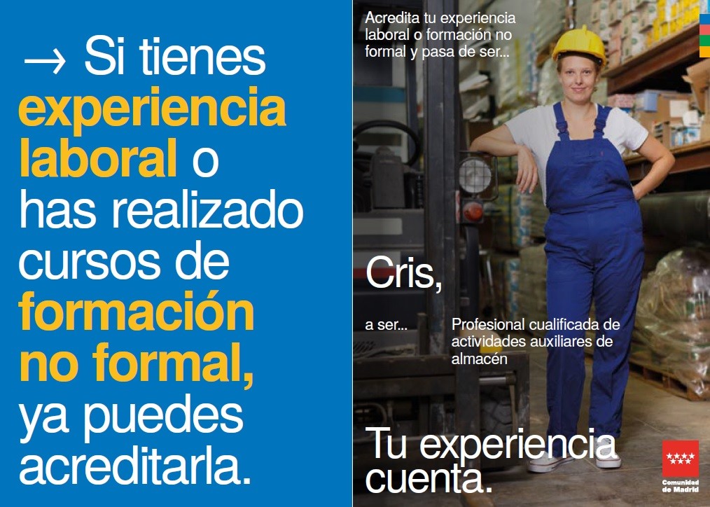 Acredita tu experiencia laboral y consigue una Certificación Profesional - La Viña