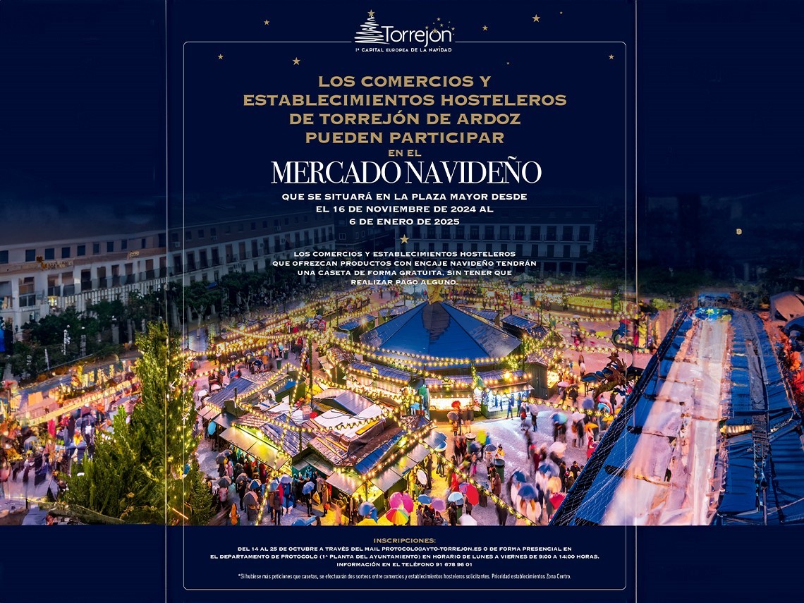 Abierta la inscripción en el Mercado Navideño de Torrejón de Ardoz - La Viña Abierta la inscripción en el Mercado Navideño de Torrejón de Ardoz - La Viña