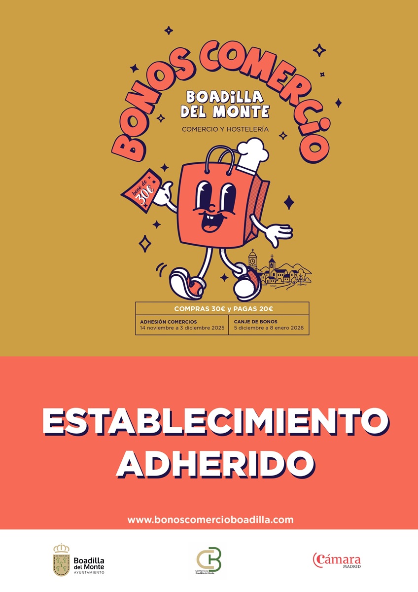 Boadilla del Monte lanza los Bonos Comercio para la Campaña de Navidad - La Viña