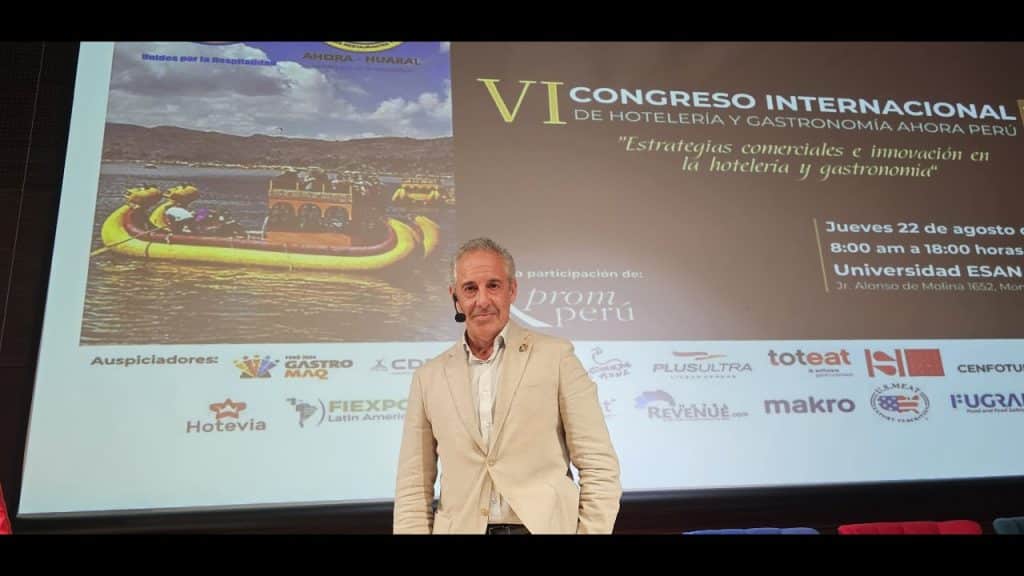 Congreso Ahora Perú presidente Hostelería Madrid