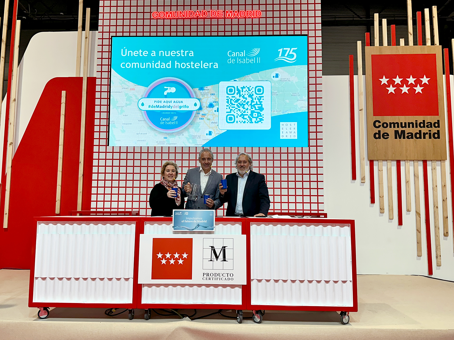 Canal de Isabel II celebra 175 años e impulsa, con Hostelería Madrid, el consumo de agua con #deMadridydelgrifo - La Viña