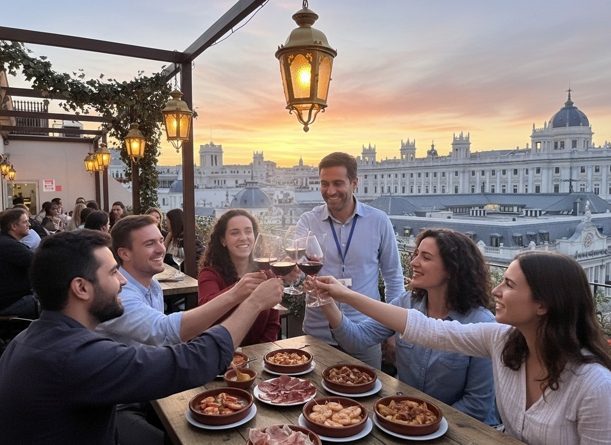 Nueva campaña de Hostelería Madrid para fomentar la convivencia en las terrazas - La Viña