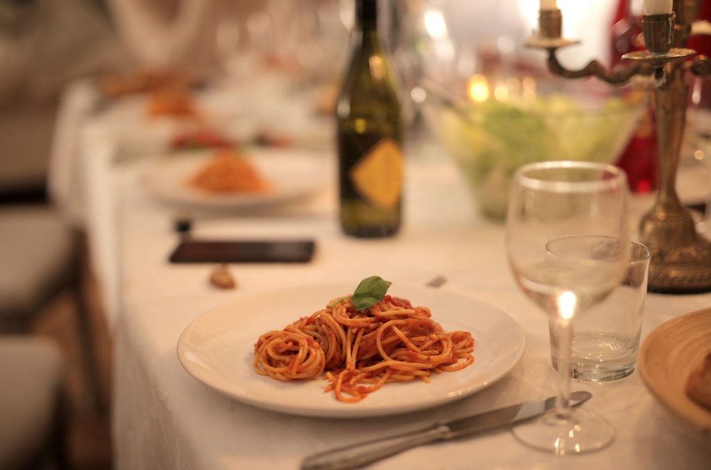 Gastrofísica música y sabores pasta restaurante italiano