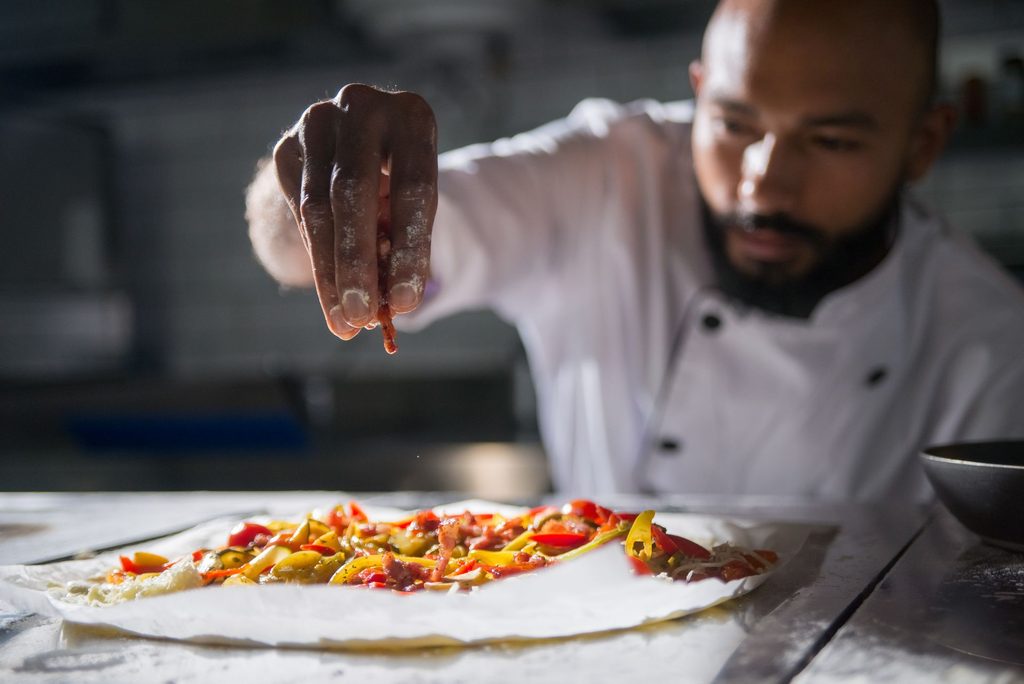 menús ramificados chef