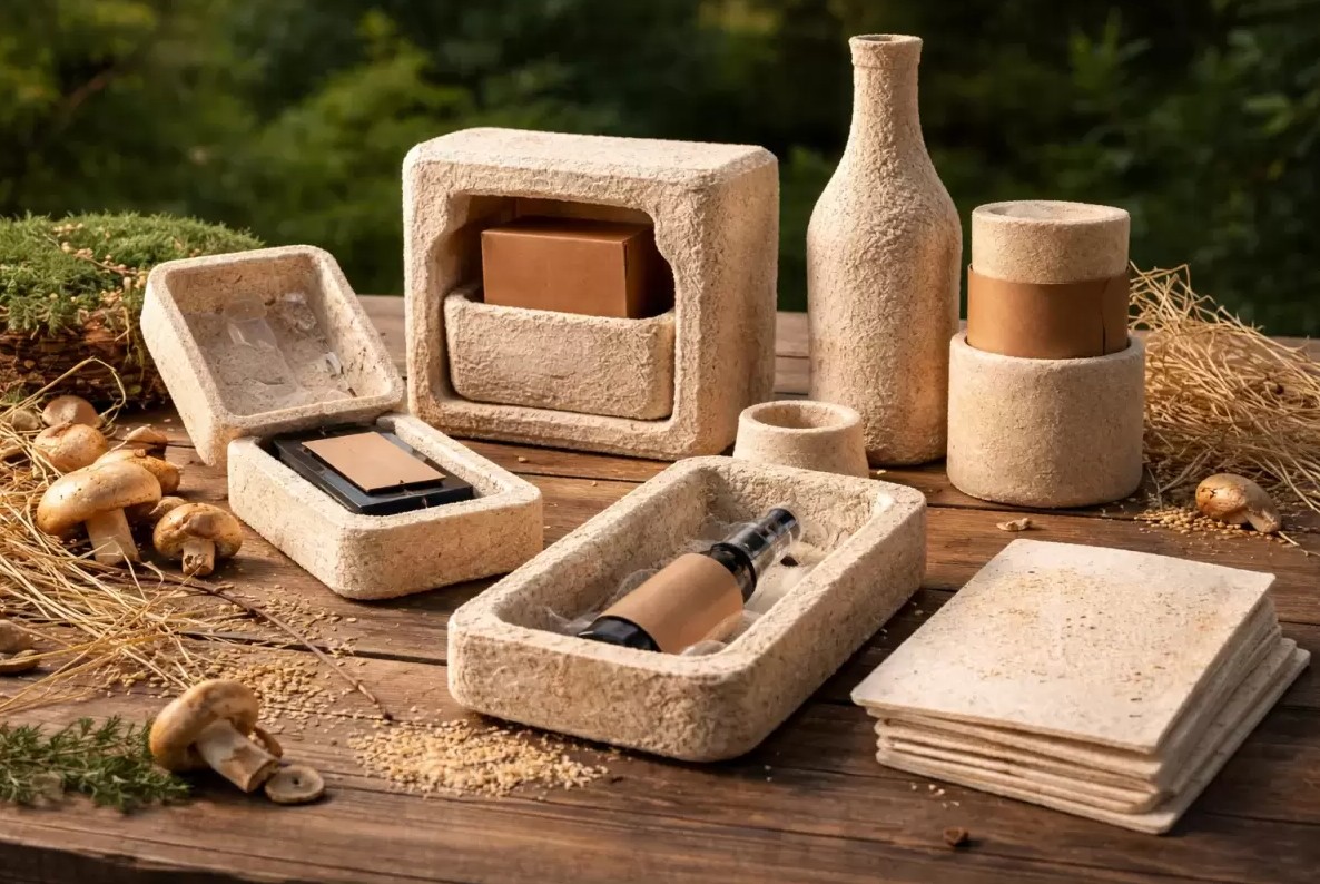 Envases fabricados con hongos: el micelio como alternativa al plástico en hostelería - La Viña